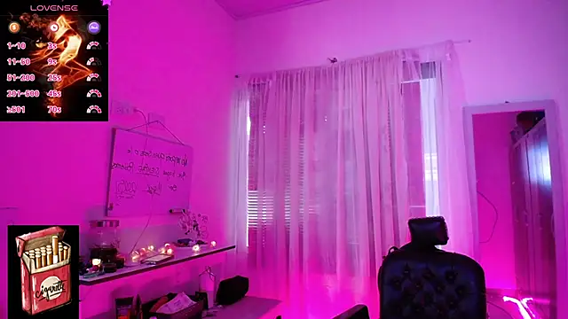 Snapshot of Misslana_wn1 chatting on 02.22.25 Misslana wn1 online show from 02.22.25