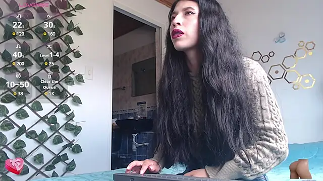 Snapshot of adriscute chatting on 02.22.25 adriscute online show from 02.22.25