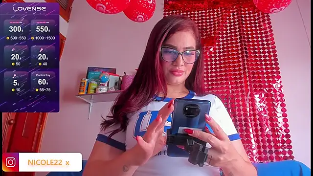 Snapshot of Nicole_x chatting on 02.23.25 Nicole x online show from 02.23.25