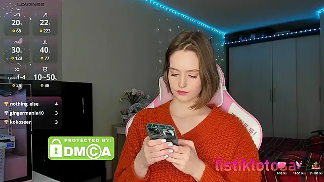 Snapshot of kokome12 chatting on 12.11.24 kokome12 online show from 12.11.24